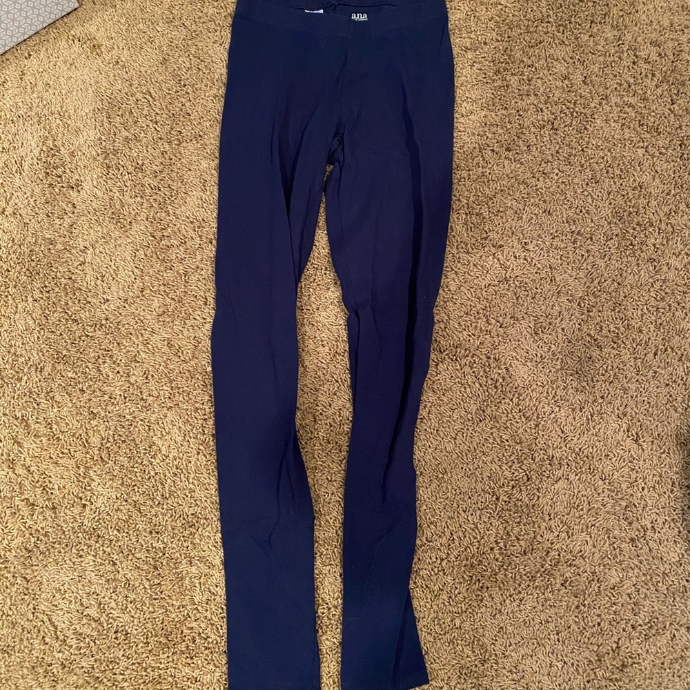 Navy cotton leggings